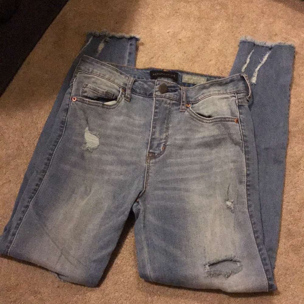 Aeropostale High Waisted Ankle Jegging 6